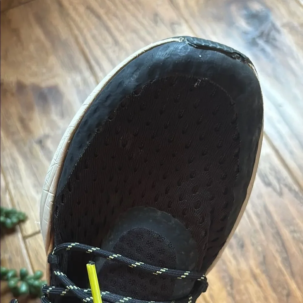 Women’s Sorel Black and Yellow Athletic Shoes